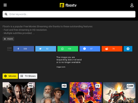 'fboxtv.com' screenshot