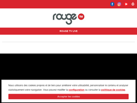 'rougetv.ch' screenshot