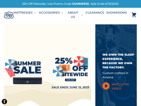 'brooklynbedding.com' screenshot