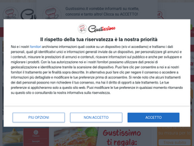 'gustissimo.it' screenshot