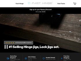 fasthinge.com.au homepage screenshot