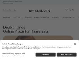 Spielmann homepage screenshot