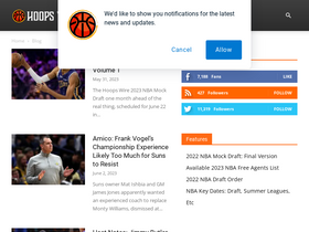 'hoopswire.com' screenshot