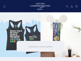 lastingcommemoratives.com homepage screenshot