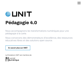 'unit.eu' screenshot