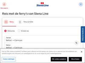 'stenaline.nl' screenshot