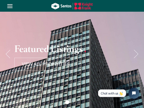 'santosknightfrank.com' screenshot