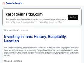 cascadeinnsitka.com
