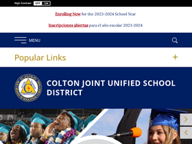 'colton.k12.ca.us' screenshot