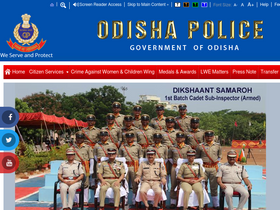 'odishapolice.gov.in' screenshot