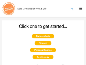 'analystanswers.com' screenshot