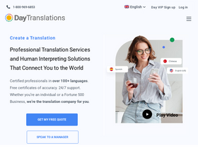 'daytranslations.com' screenshot