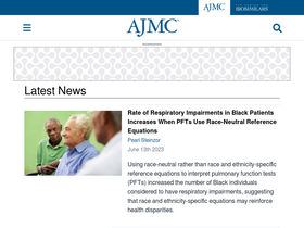 'ajmc.com' screenshot