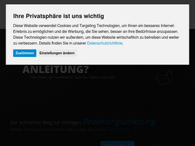 'bedienungsanleitung24.de' screenshot