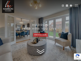 'harronhomes.com' screenshot