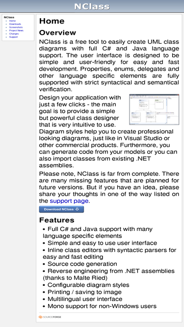 nclass.sourceforge.net