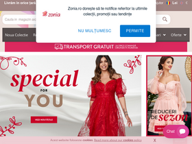 'zonia.ro' screenshot