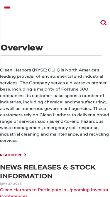 ir.cleanharbors.com