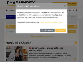 'pharmindex-online.hu' screenshot