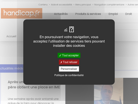 'handicap.fr' screenshot