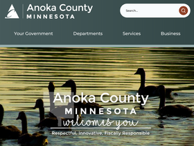 'anokacountymn.gov' screenshot