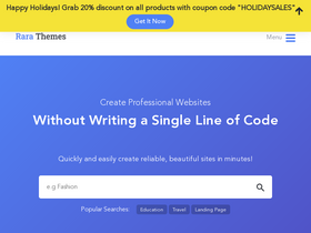 'rarathemes.com' screenshot