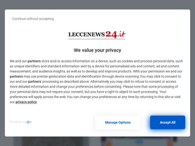 'leccenews24.it' screenshot