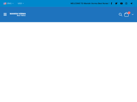 'manishvermanotes.com' screenshot