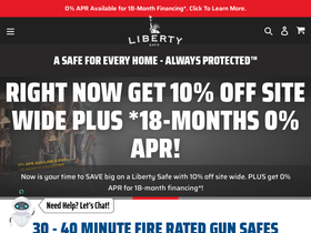 'libertysafe.com' screenshot