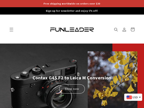 myfunleader.com homepage screenshot