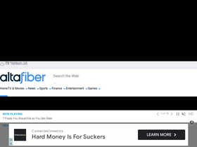 'altafiber.net' screenshot