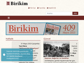 'birikimdergisi.com' screenshot