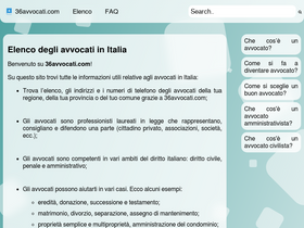 '36avvocati.com' screenshot