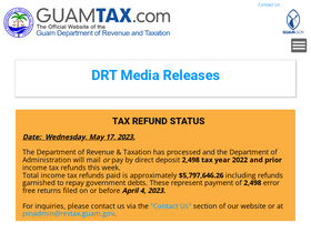 'guamtax.com' screenshot
