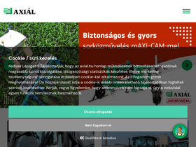 'axial.hu' screenshot