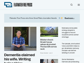 'flatwaterfreepress.org' screenshot
