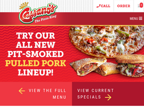 'cassanos.com' screenshot