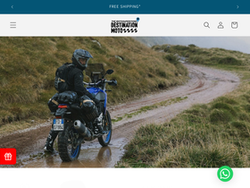 destinationmoto.com homepage screenshot