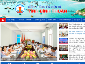 'timhieuphapluat.binhthuan.gov.vn' screenshot
