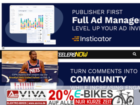 'steelersnow.com' screenshot