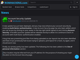 'romhacking.com' screenshot