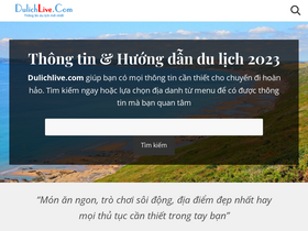 'dulichlive.com' screenshot
