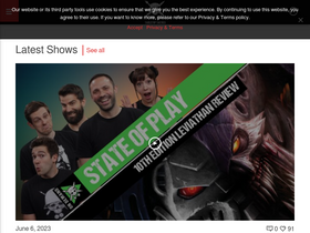 'tabletoptactics.tv' screenshot