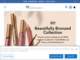 'senegence.com' screenshot
