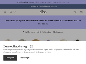 'ellos.no' screenshot