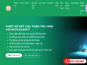 'ketcausoft.com' screenshot