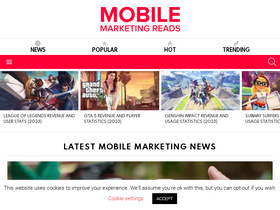 'mobilemarketingreads.com' screenshot