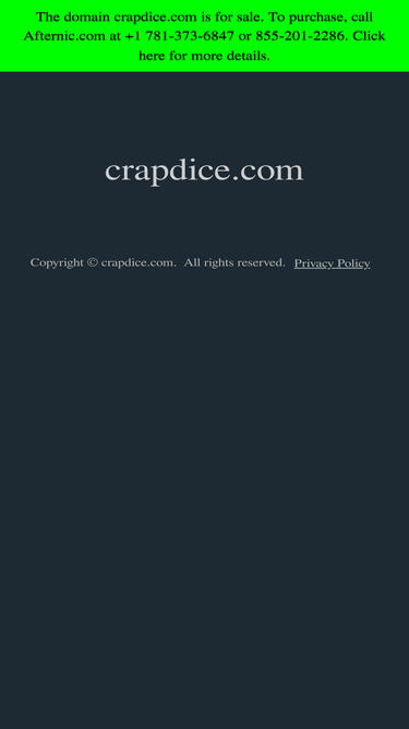 crapdice.com