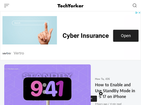 'techyorker.com' screenshot