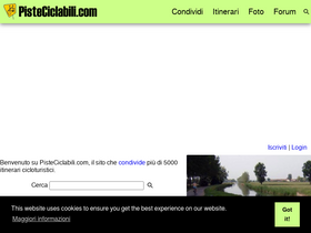 'piste-ciclabili.com' screenshot